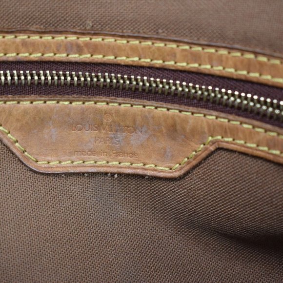 LOUIS VUITTON Cabas Mezzo Shoulder Bag Monogram Leather Brown - Picture 16 of 16
